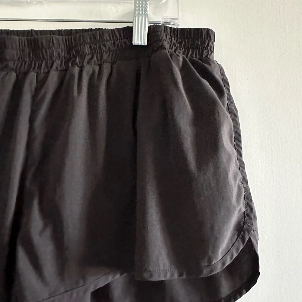 The Upside Black Athletic Lined Running Shorts size 8 EUC